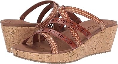 Skechers Women's Beverlee-Tiger Posse Wedge Sandal