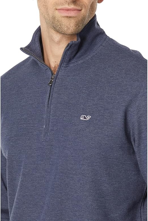 vineyard vines Men's Saltwater Quarter-Zip Pullover Sweater