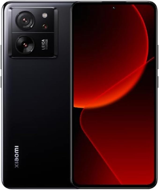 Xiaomi 13T Leica 5G + 4G LTE (256GB+12GB) Global ROM Unlocked Worldwide (Tmobile Mint Tello Global) 50MP Triple Pro Leica Camera 6.67" 144Mhz + (w/Fast 51w Car Charger) (Black Global ROM)
