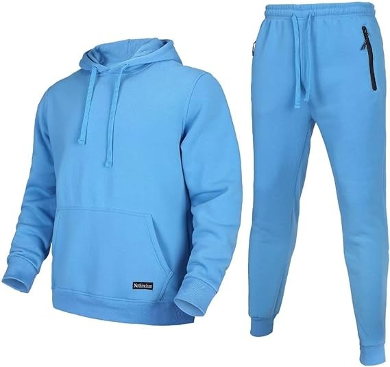 AKsit Men's Sweatsuit 2 Piece Hoodie Tracksuit Set Fashion Activewear Set