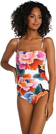 La Blanca Women's Bandeau One Piece Swimsuit