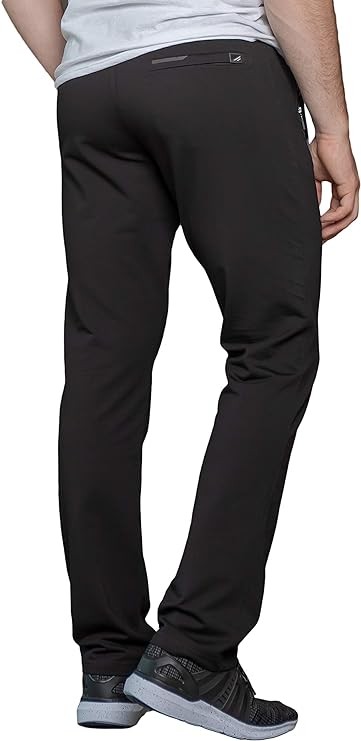 SCR SPORTSWEAR Men's Sweatpants Workout Athletic Running Sweats Lounge Pants Zipper Pockets