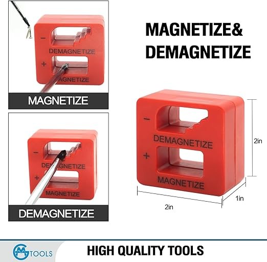GMTOOLS 118PCS Magnetic Screwdriver Set, Screwdriver Set with Plastic Racking, Precision Screwdriver, Magnetizer Demagnetizer and Magnetic Bowl, Repair Tools Set for DIY and Home Improvement