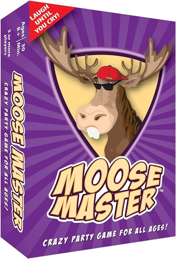Moose Master - Laugh Until You Cry or Pee Your Pants Fun - Your Cheeks Will Hurt from Smiling and Laughing so Hard - People Looking for A Hilarious Night in a Box