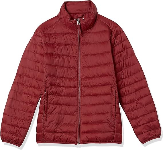 Amazon Essentials Men's Packable Lightweight Water-Resistant Puffer Jacket (Available in Big & Tall)