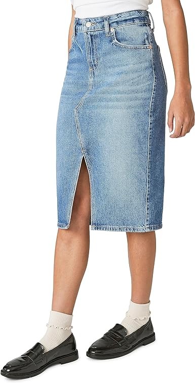 Lucky Brand Women's Denim Midi Skirt