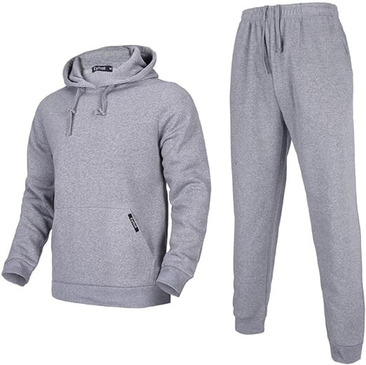 WearLink Men's Tracksuit 2 Piece Sweatsuit Set Long Sleeve Pullover Athletic Suit Hoodies Casual Sport Jogging Suits