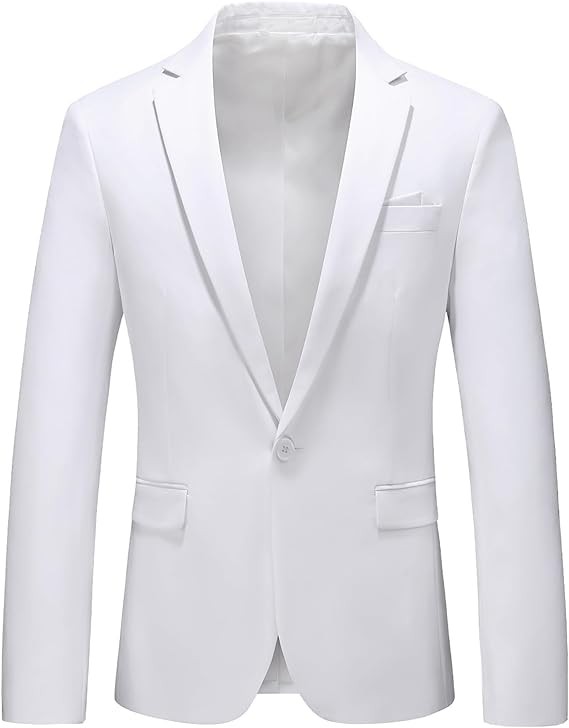 Mens Blazer Slim Fit Sport Coats 26 Colors Suit Jacket for Daily Business and Prom Party