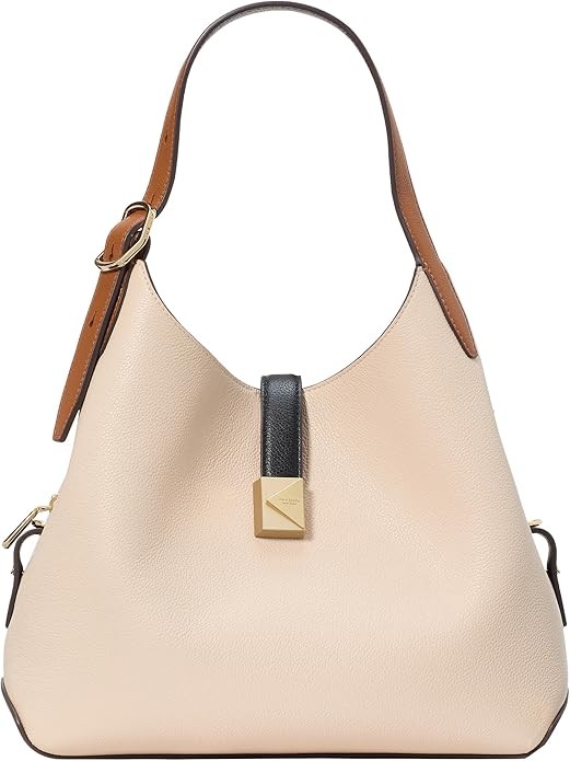 kate spade new york Women's Deco Colorblocked Pebbled Leather Medium Crossbody Tote