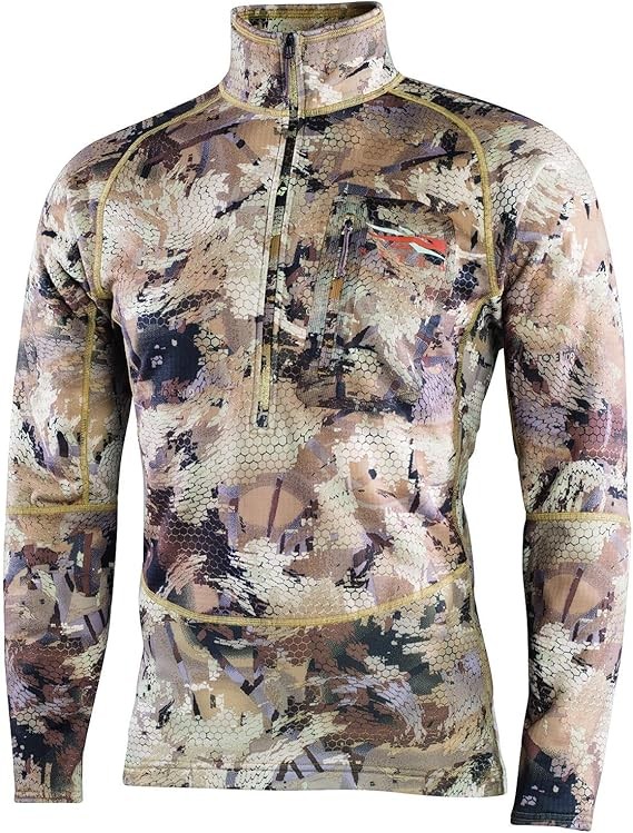 SITKA Gear Men's Grinder Half-zip Insulated Waterfowl Concealing Hunting Pullover