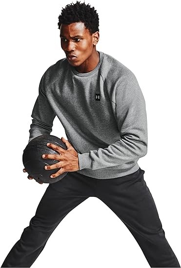 Under Armour Men's Standard Rival Fleece Crew T-Shirt