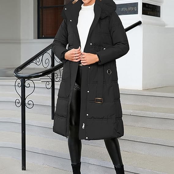Womens Outfits Puffer Jackets Outfit for Women Long Slim Tunic Tight Thin Thick Warm Fuzzy Winter Fall Outfits 2023