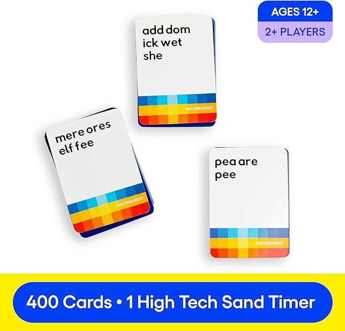 WHAT DO YOU MEME? Incohearent Family Edition - The Family Game Where You Compete to Guess The Gibberish - Family Card Games for Kids and Adults