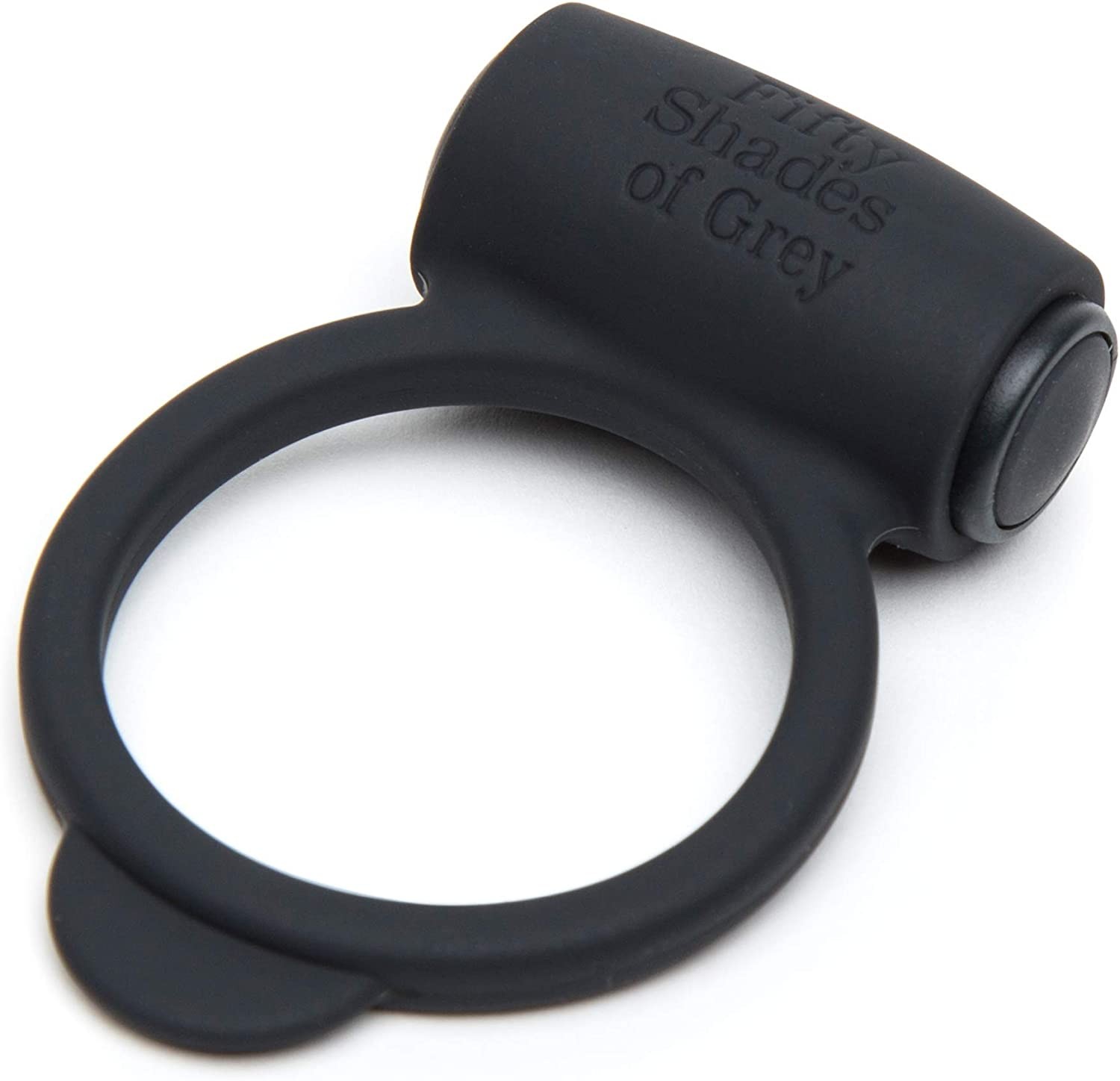 Fifty Shades of Grey Yours and Mine Vibrating Cock Ring - Stretchy Silicone Penis Ring - Single Speed Cock Ring for Couples Sex - Waterproof - Black