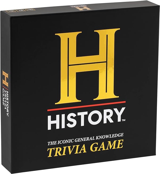 History Channel Trivia Game - General Knowledge Trivia Game with 2000+ Questions. Card Game for Adults, Family and Teens in The Pursuit of Trivial Knowledge